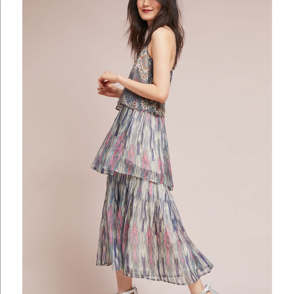 New Meadow Rue Josie tiered dress size 6
